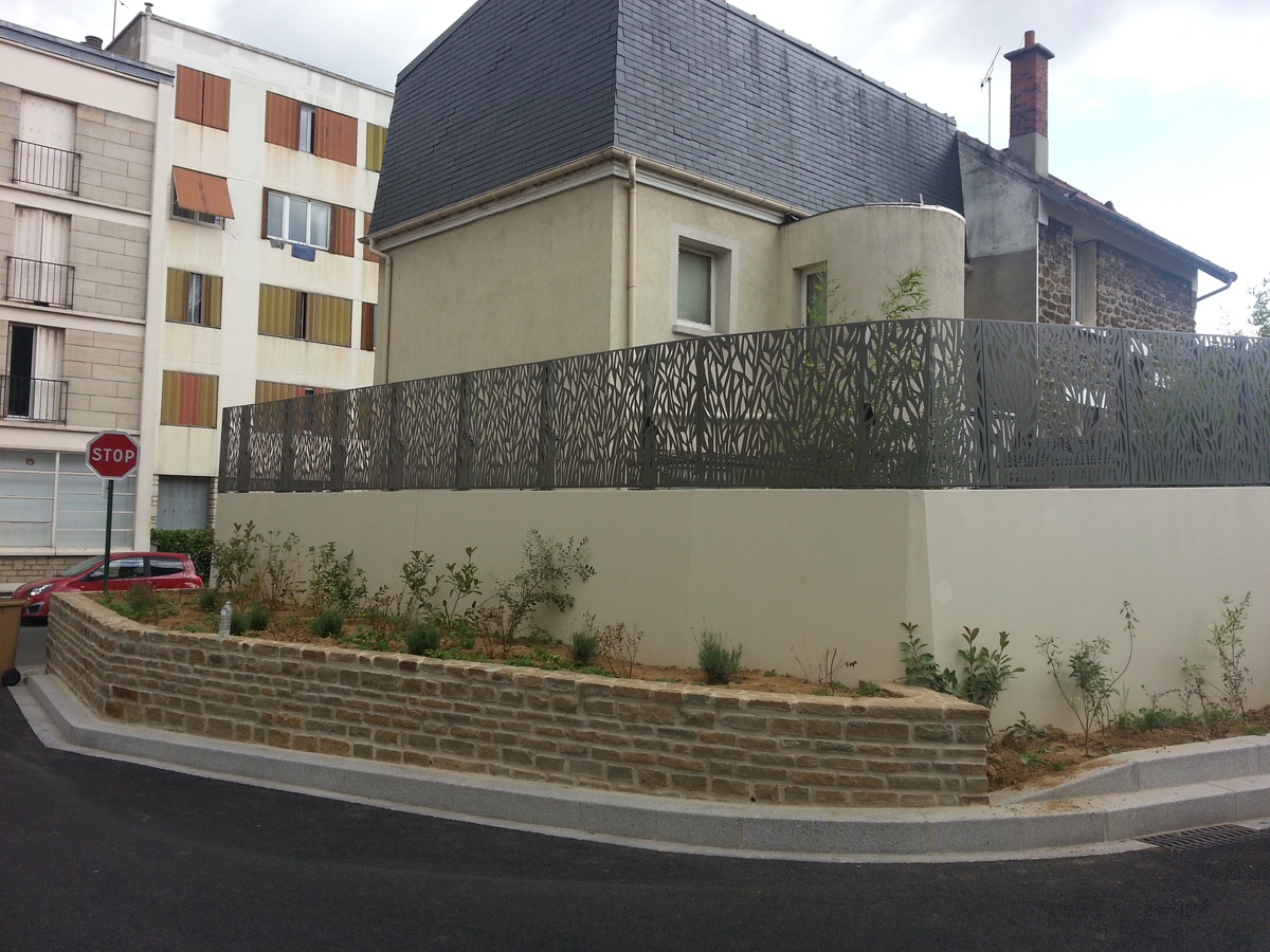 Cloture decoupe laser ATLAS VITAL par Dampere