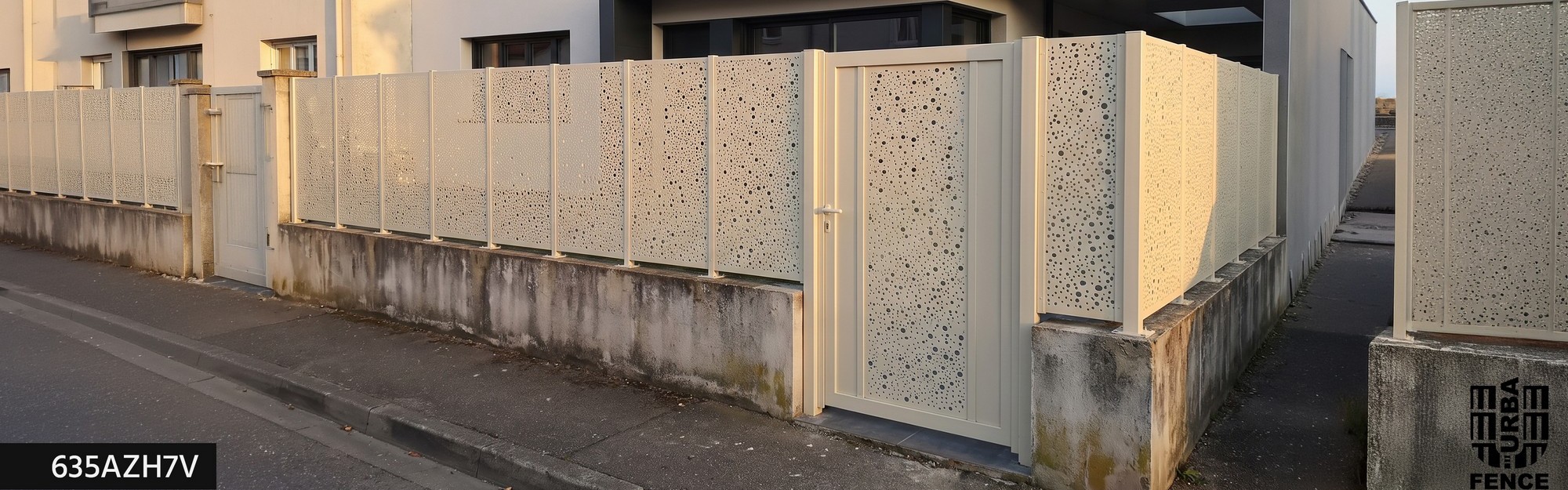 Clôture esthétique pour résidence collective et copropriété