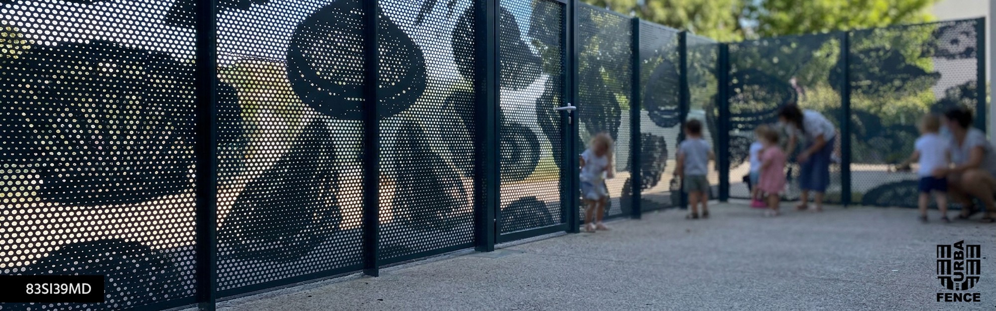 Clôture de crèche sécurisée pour EAJE