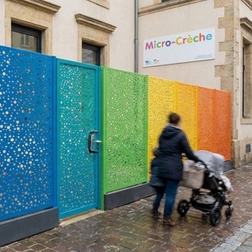 Clôture de crèche sécurisée pour EAJE